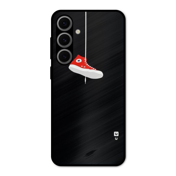 Red Shoe Hanging Metal Back Case for Galaxy S24 FE