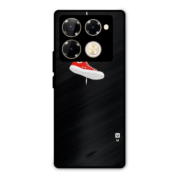 Red Shoe Hanging Metal Back Case for Infinix Note 40 Pro