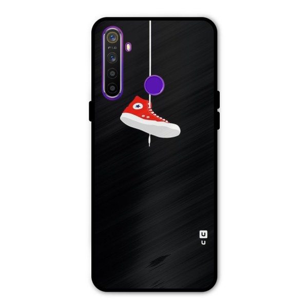 Red Shoe Hanging Metal Back Case for Realme Narzo 10