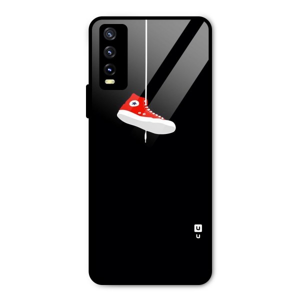 Red Shoe Hanging Metal Back Case for Vivo Y20i