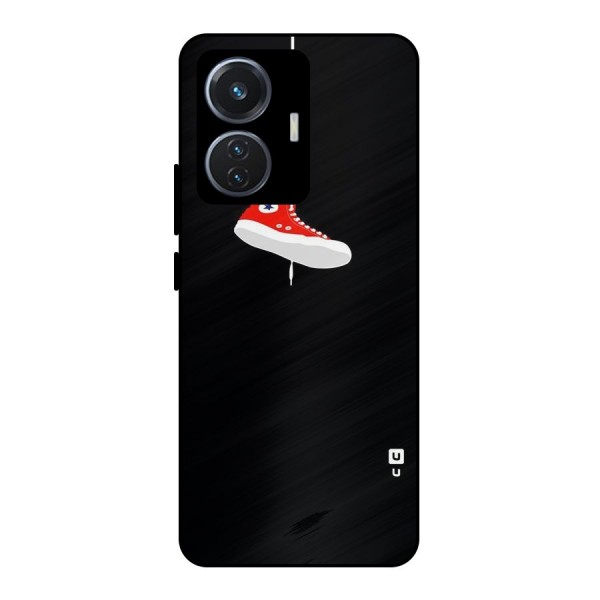 Red Shoe Hanging Metal Back Case for iQOO Z6 44W
