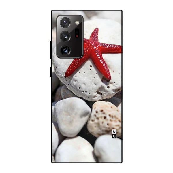 Red Star Fish Metal Back Case for Galaxy Note 20 Ultra