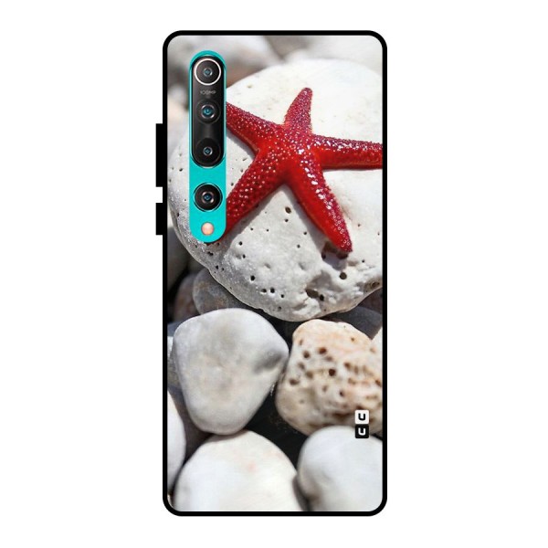 Red Star Fish Metal Back Case for Mi 10
