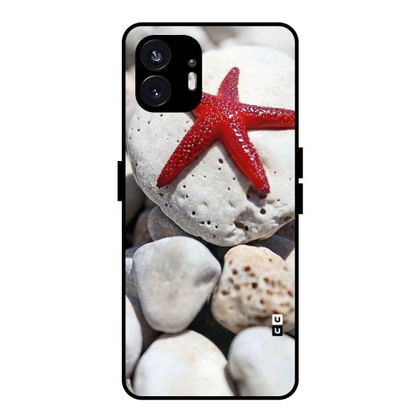Red Star Fish Metal Back Case for Nothing Phone 2