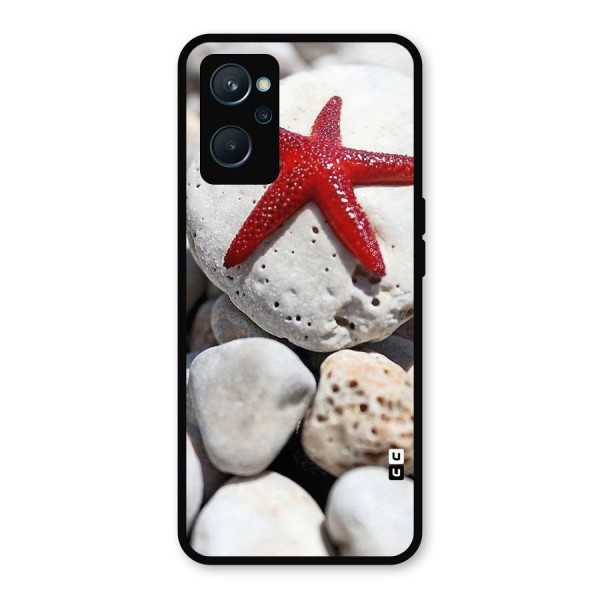Red Star Fish Metal Back Case for Realme 9i