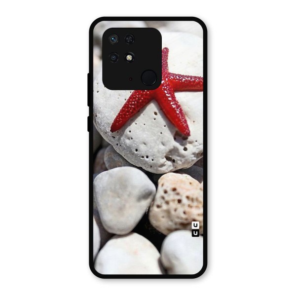 Red Star Fish Metal Back Case for Redmi 10 Power