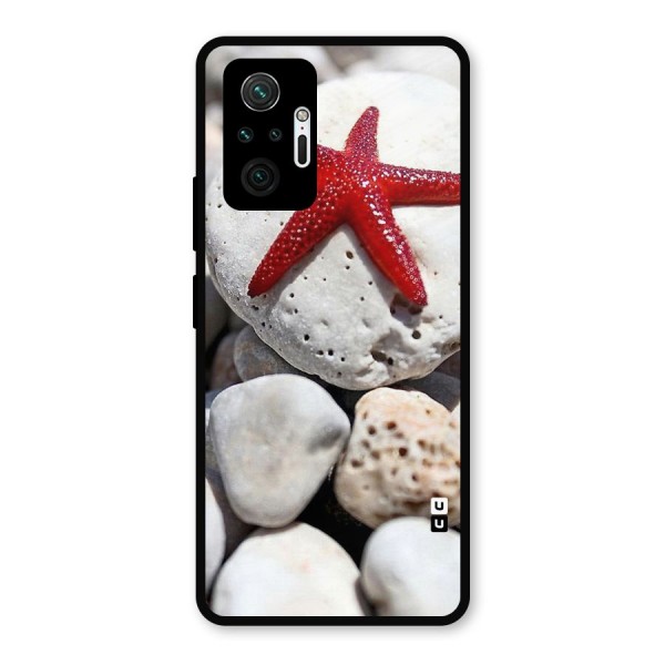 Red Star Fish Metal Back Case for Redmi Note 10 Pro Max
