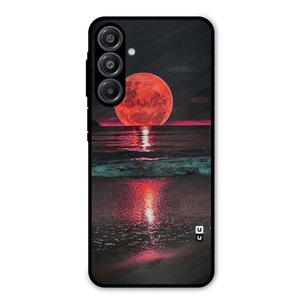 Red Sun Ocean Metal Back Case for Galaxy A16 5G