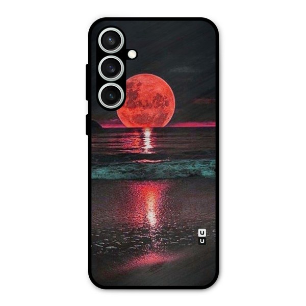 Red Sun Ocean Metal Back Case for Galaxy S23 FE