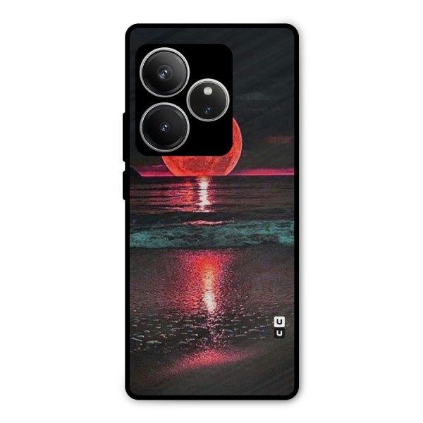 Red Sun Ocean Metal Back Case for Realme GT 6