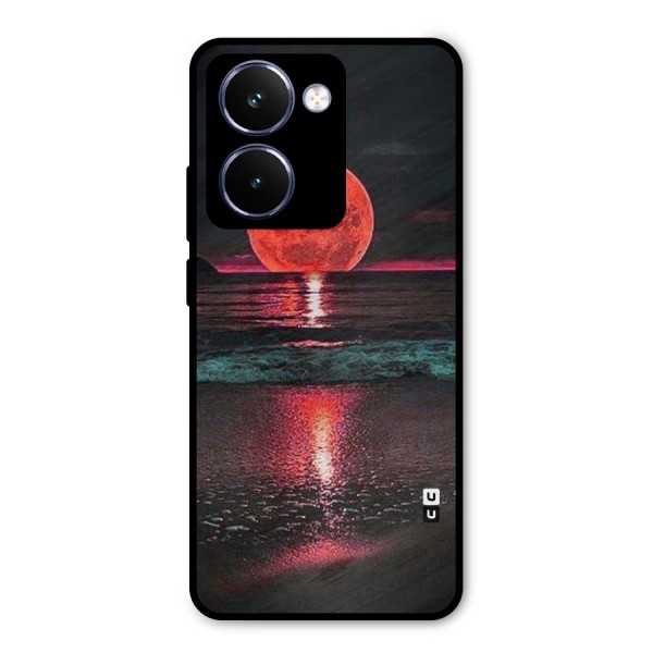 Red Sun Ocean Metal Back Case for Realme P3 Ultra