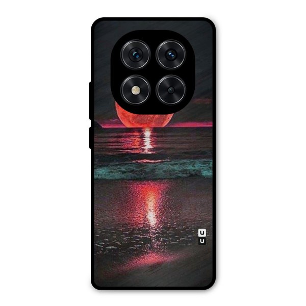 Red Sun Ocean Metal Back Case for Redmi Note 14 Pro 5G