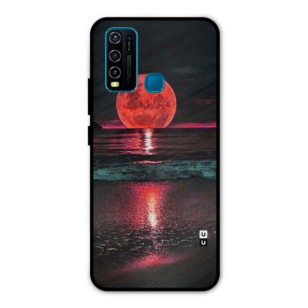 Red Sun Ocean Metal Back Case for Vivo Y50