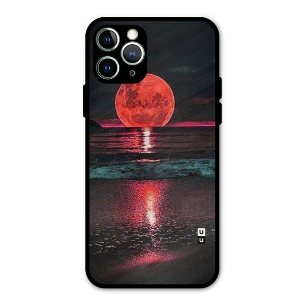 Red Sun Ocean Metal Back Case for iPhone 11 Pro Max