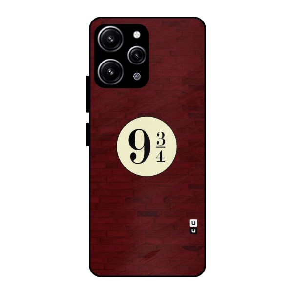 Red Wall Express Glass Back Case for Redmi 12 4G