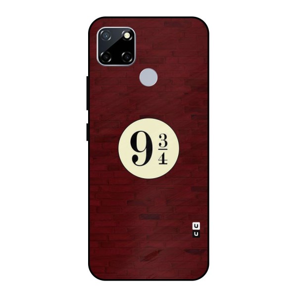 Red Wall Express Metal Back Case for Realme Narzo 30A
