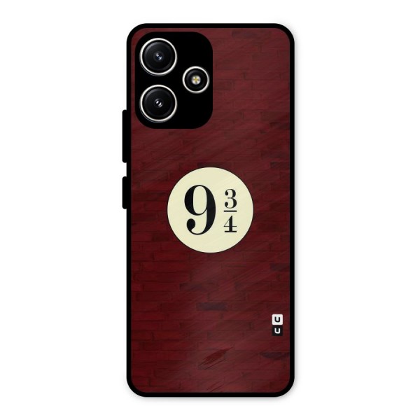 Red Wall Express Metal Back Case for Redmi 12 5G