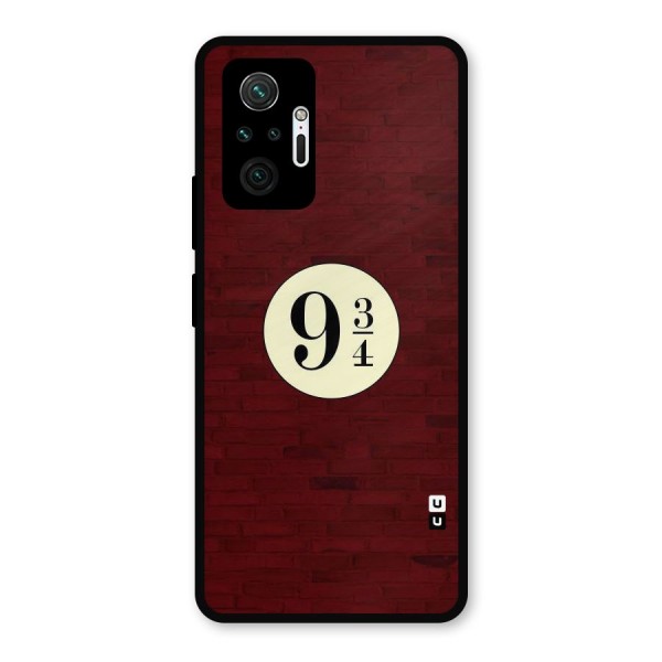 Red Wall Express Metal Back Case for Redmi Note 10 Pro Max