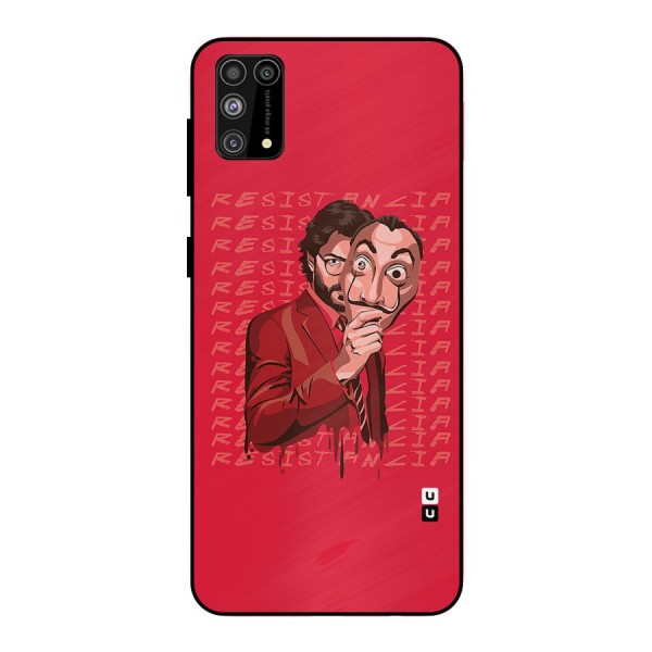 Resistancia Professor Art Metal Back Case for Galaxy F41