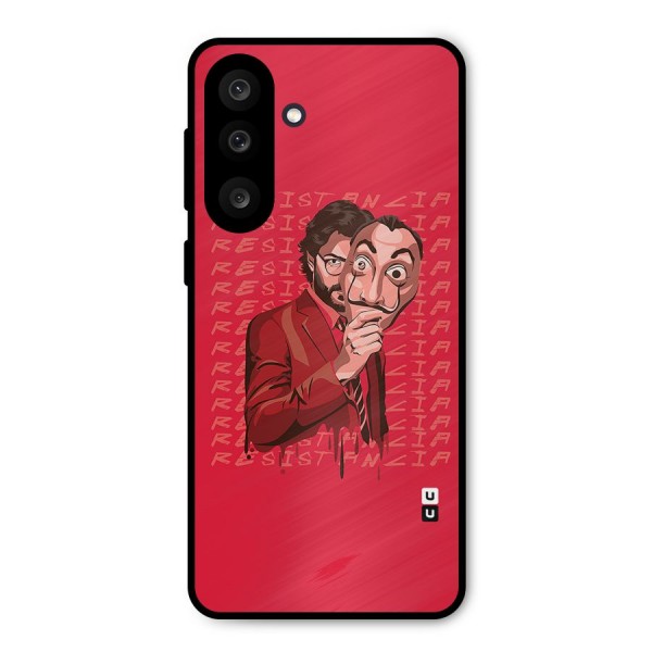 Resistancia Professor Art Metal Back Case for Galaxy M56