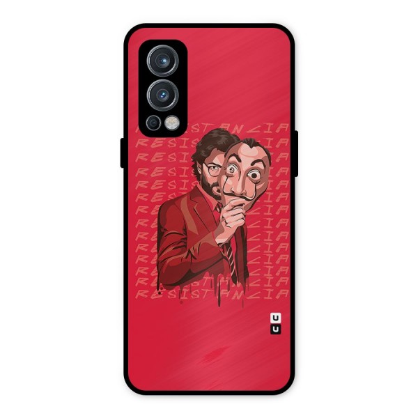 Resistancia Professor Art Metal Back Case for OnePlus Nord 2 5G