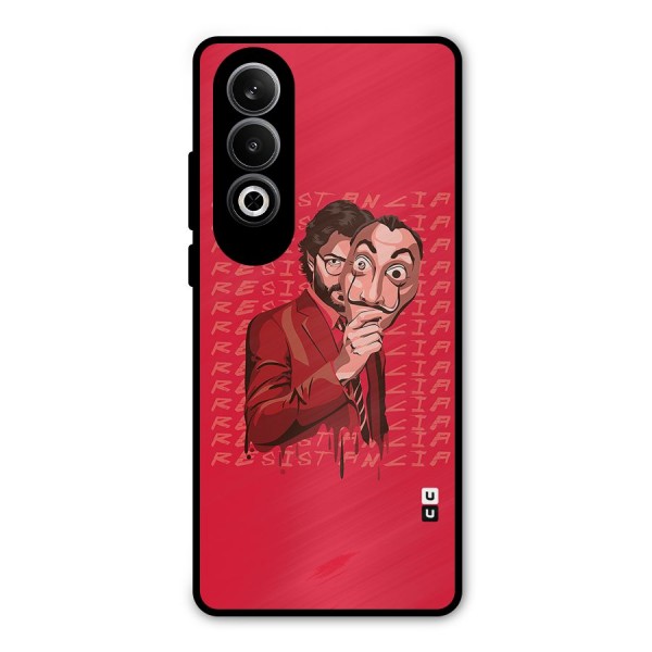 Resistancia Professor Art Metal Back Case for OnePlus Nord CE4