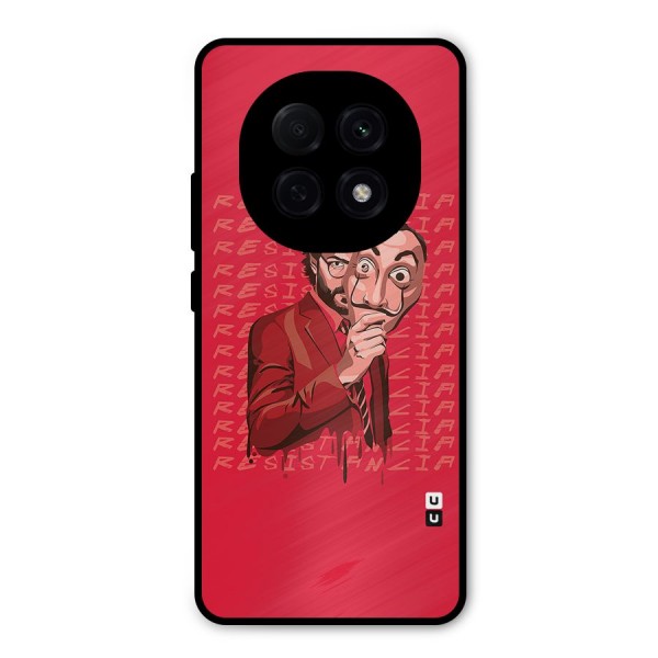 Resistancia Professor Art Metal Back Case for Oppo F29 Pro