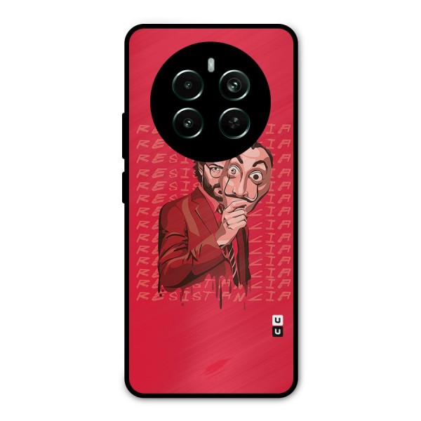 Resistancia Professor Art Metal Back Case for Realme 12 Pro Plus
