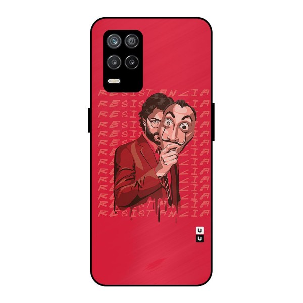 Resistancia Professor Art Metal Back Case for Realme 9 5G