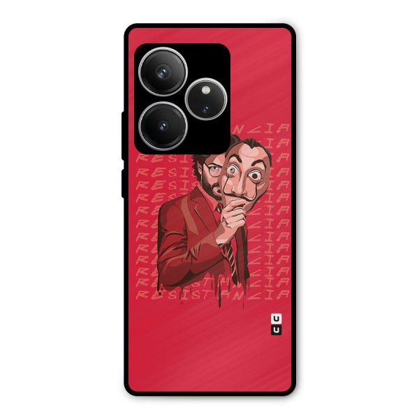 Resistancia Professor Art Metal Back Case for Realme GT 6