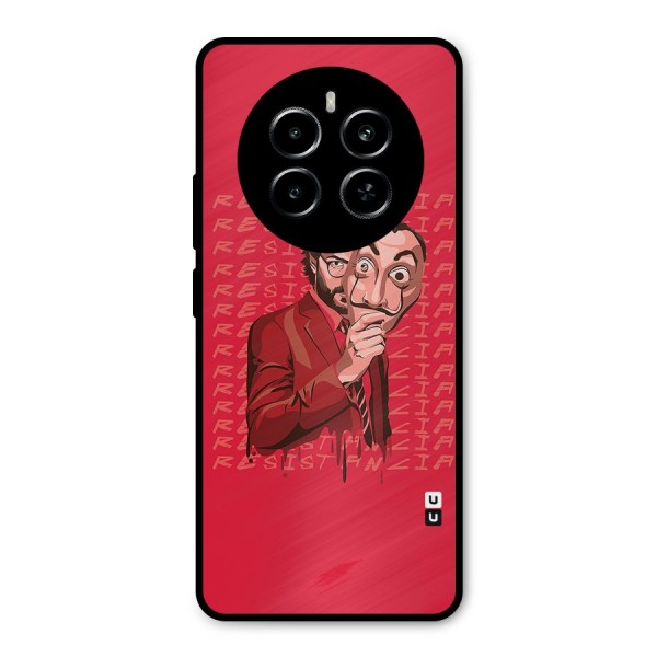 Resistancia Professor Art Metal Back Case for Realme P1