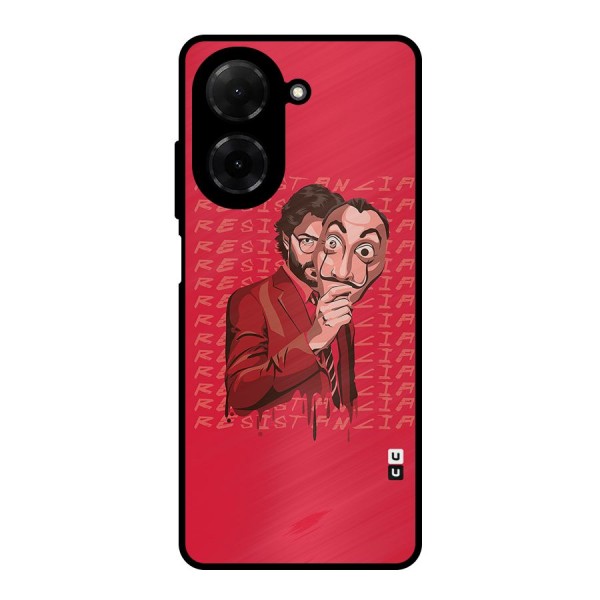 Resistancia Professor Art Metal Back Case for Redmi A5 4G