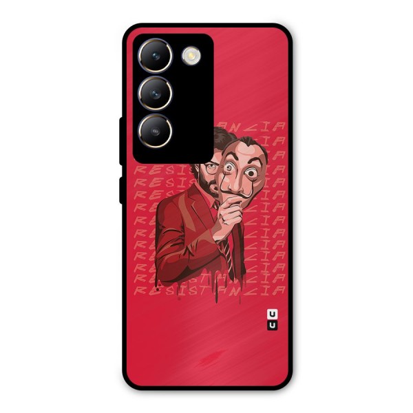 Resistancia Professor Art Metal Back Case for Vivo Y200e