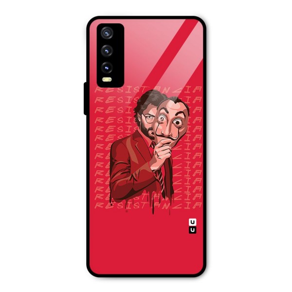 Resistancia Professor Art Metal Back Case for Vivo Y20i