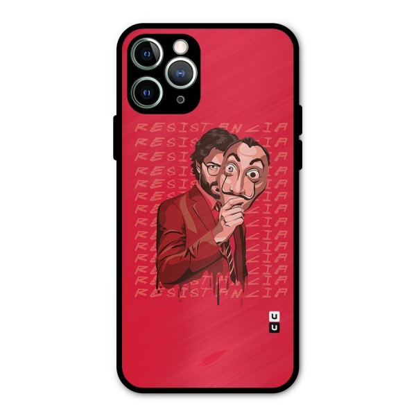 Resistancia Professor Art Metal Back Case for iPhone 11 Pro Max