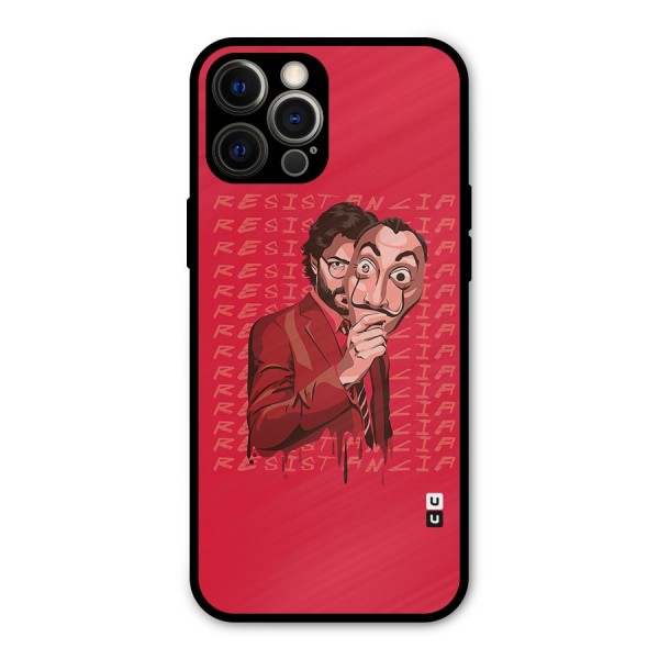 Resistancia Professor Art Metal Back Case for iPhone 12 Pro Max