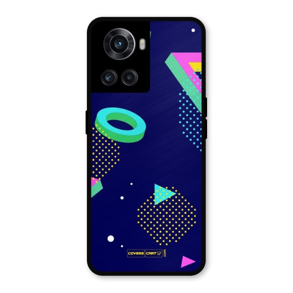 Retro Abstract Metal Back Case for OnePlus 10R