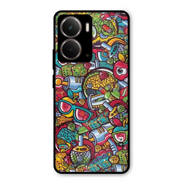Retro Diamond Design Metal Back Case for Realme P3