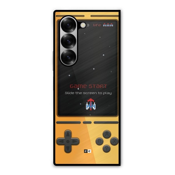 Retro Gamepad Metal Back Case for Galaxy Z Fold6