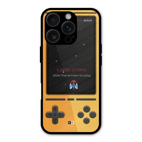 Retro Gamepad Metal Back Case for iPhone 16 Pro