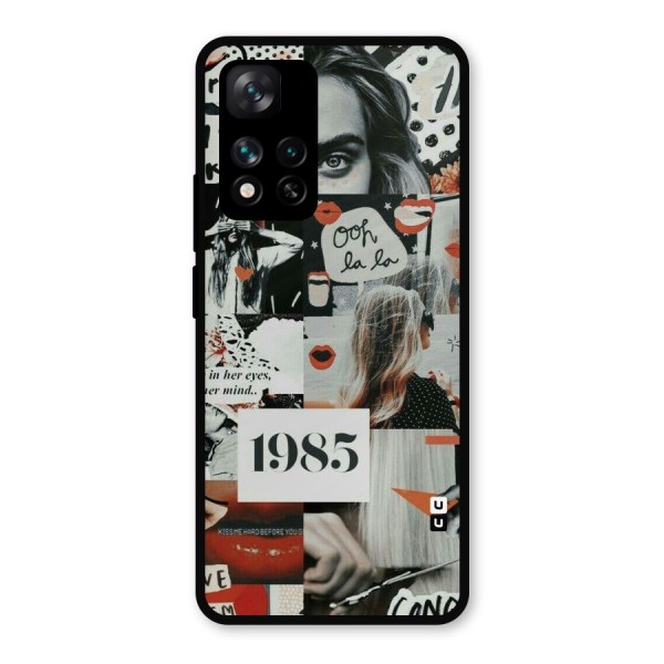 Retro Pattern Metal Back Case for Xiaomi 11i Hypercharge 5G