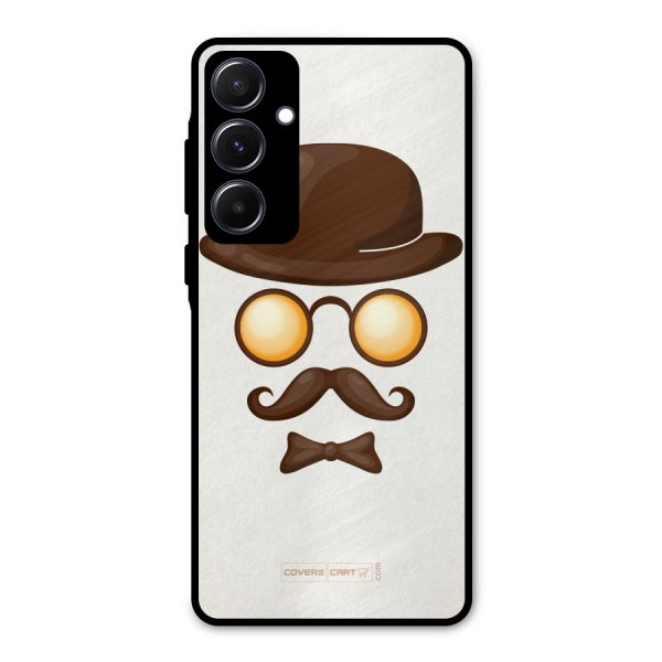 Retro Style Metal Back Case for Galaxy A55