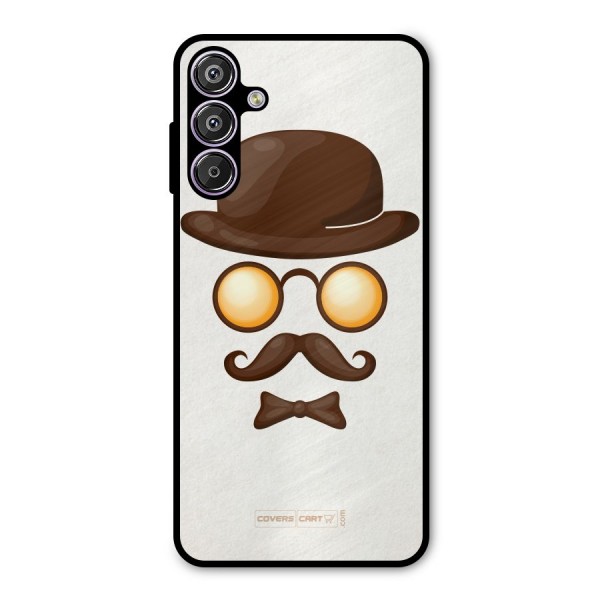 Retro Style Metal Back Case for Galaxy F15