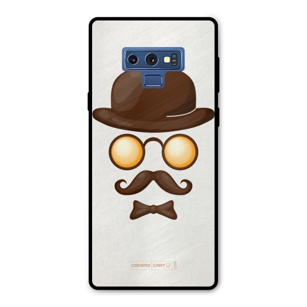 Retro Style Metal Back Case for Galaxy Note 9