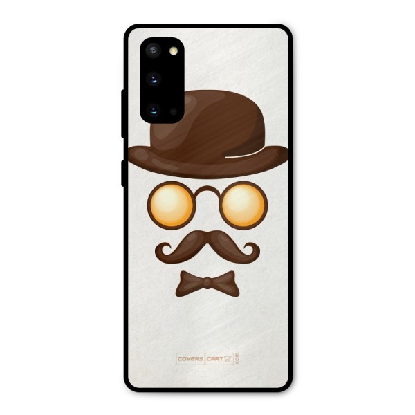 Retro Style Metal Back Case for Galaxy S20