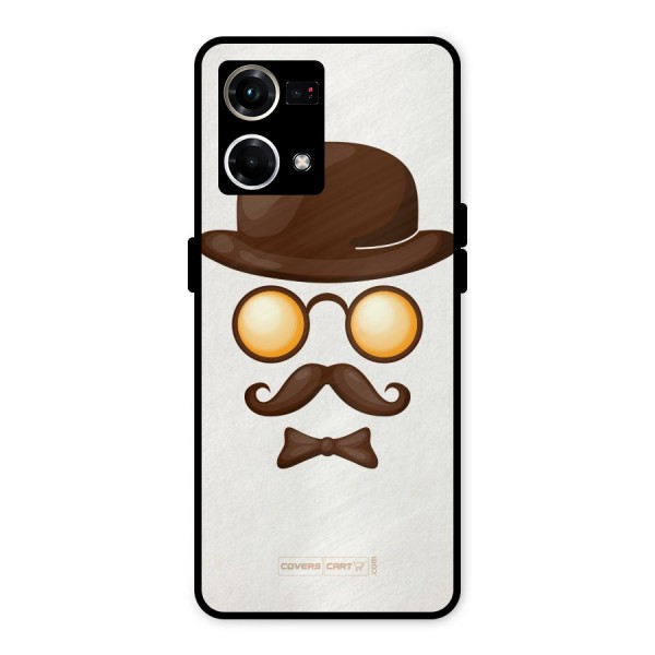 Retro Style Metal Back Case for Oppo F21s Pro 4G