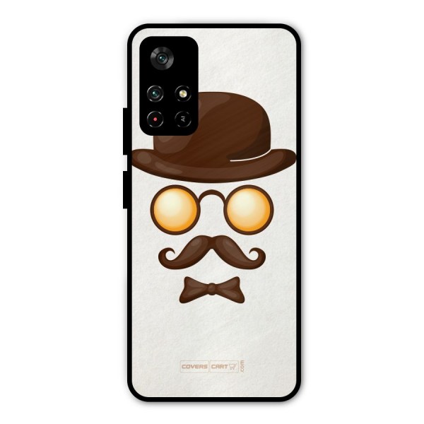 Retro Style Metal Back Case for Poco M4 Pro 5G