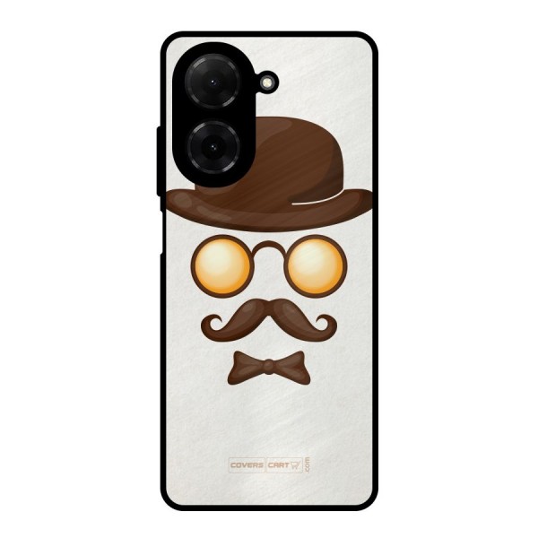 Retro Style Metal Back Case for Redmi A5 4G