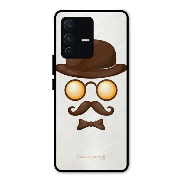 Retro Style Metal Back Case for Vivo V23 Pro