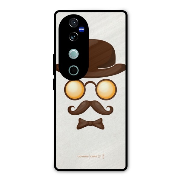 Retro Style Metal Back Case for Vivo V40 Pro
